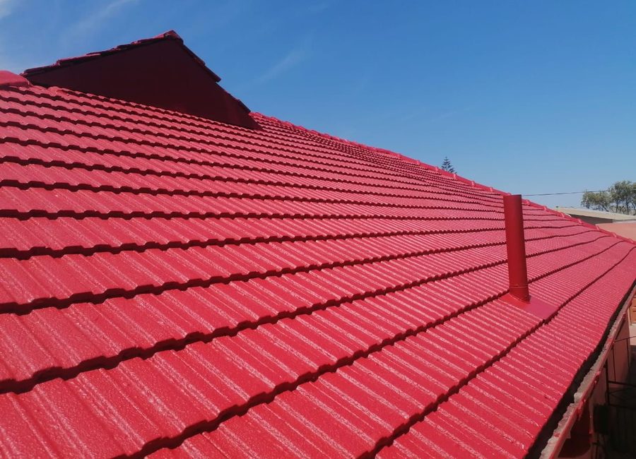 Roof coating service example