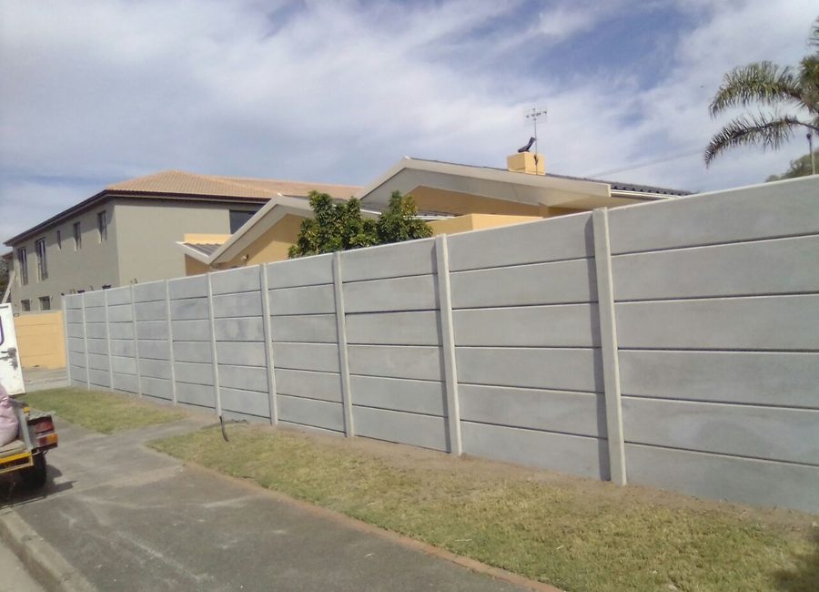 Vibracrete wall service example